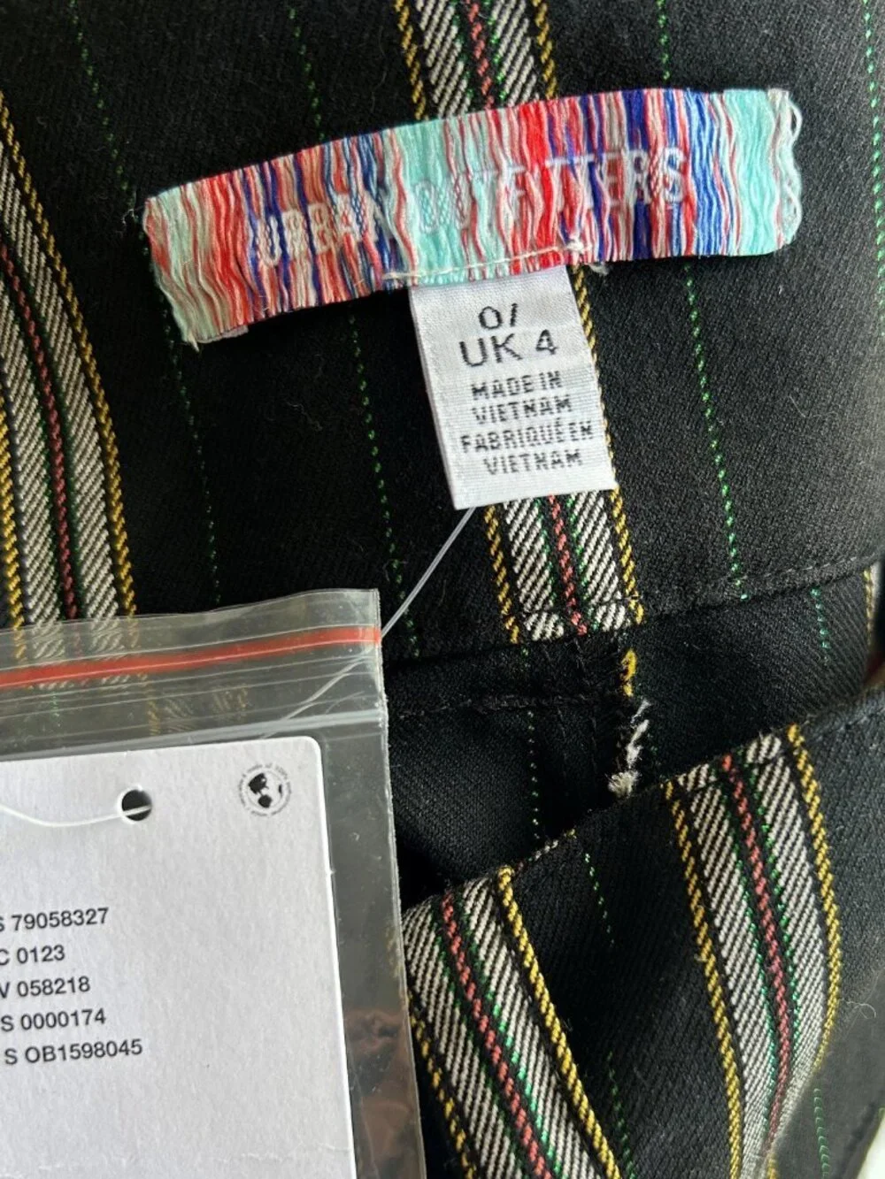 URBAN OUTFITTERS Marcella Striped Flare Pant NWT - Picture 5 of 8